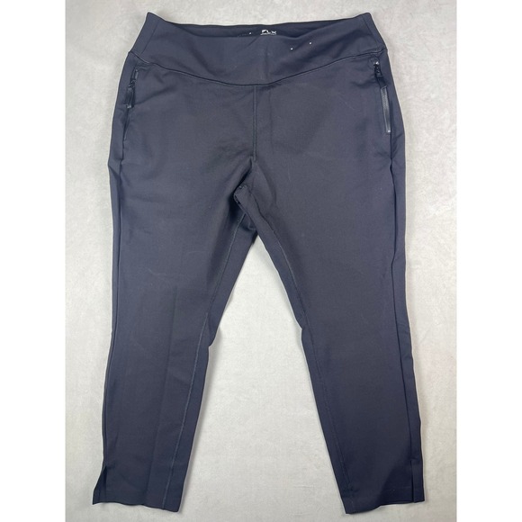 FLX Other - FLX Mens Black Athletic Pants 2X-Short Zip Pockets Stretch Athleisure Activewear